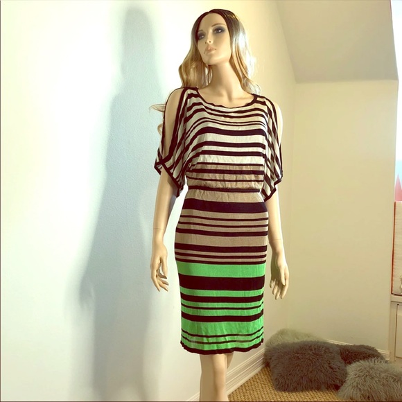 Trina Turk Striped Sweater Dress S GUC - Picture 1 of 8